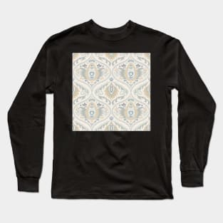 Ogee pattern with tendrils on light yellow Long Sleeve T-Shirt